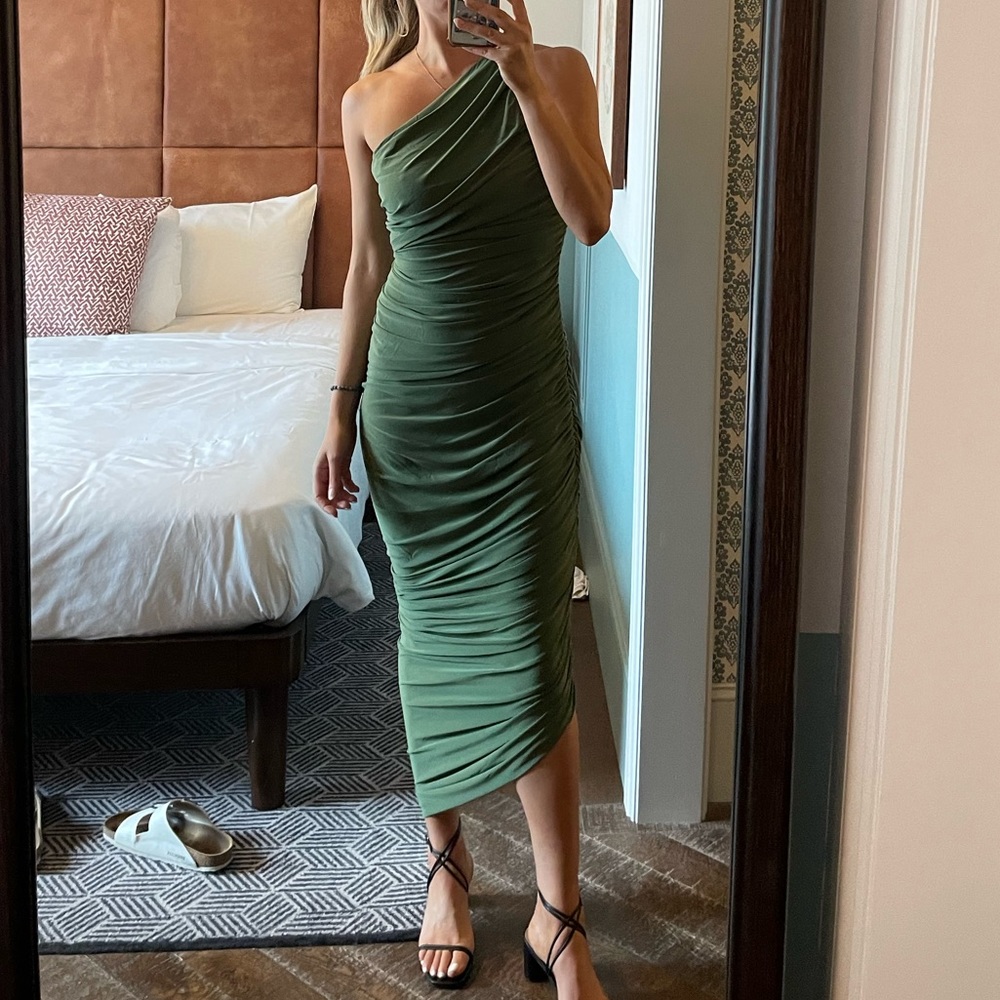 Norma Kamali Diana Gown - Celadon - S